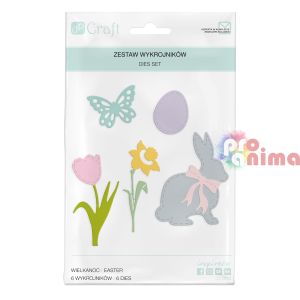 Щанци за изрязване Великден, 6 бр.