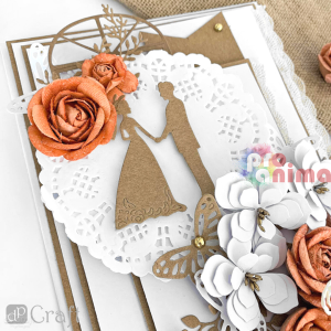 Шаблон за изрязване и релеф DP Craft, младоженци