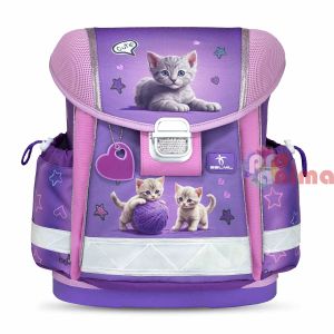 Раница за училище за първи клас Belmil Little Kittens