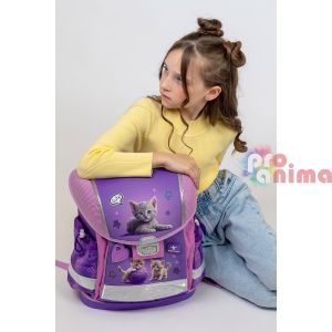 Ученическа раница за първи клас Belmil Little Kittens