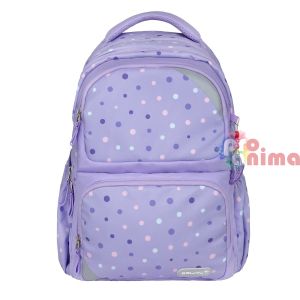 Лилава раница за момиче Belmil Purple Dots