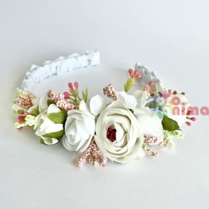 Дантела памучна, самозалепваща, DP Craft, 1.8 m, бяла