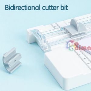 Тример за хартия Deli до 32 cm, до 5 листа, бял