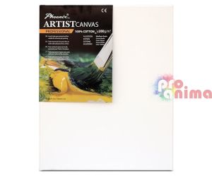 Платно за рисуване Phoenix Professional Cotton, 24 x 30 cm, опънато на дървена рамка