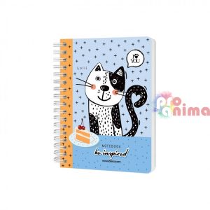 Бележник Drasca Stay PAWsitive, A6, 80 листа, Lolli