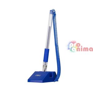 Химикалка стационарна Deli Daily E6791, синя