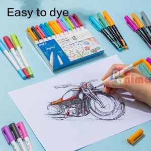 Тънкописци Deli Inspira Двувърхи 12 цвята