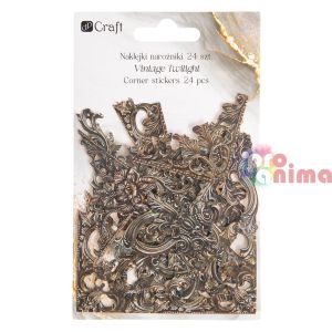 Винтидж ъгълчета стикери 24 бр. Здрач