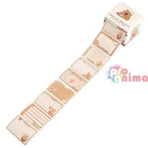 Етикети на ролка Капибара, 7.5 x 6.5 cm, 256 бр.