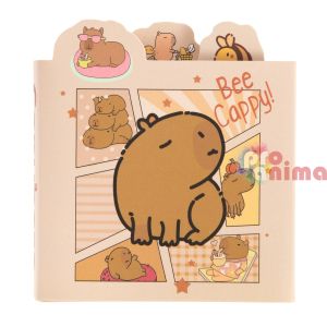 Бележник със самозалепващи листчета Капибара, 6 x 12