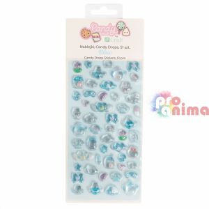 Стикери капки-бонбони, 51 бр.
