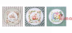 Дизайнерска хартия Уютно плетиво, 24 листа