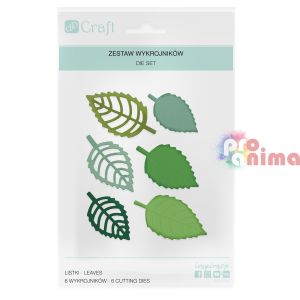 Щанци за изрязване Листа, 6 бр.