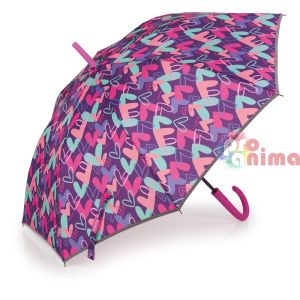 Чадър за момиче Gabol Kokoro 96 cm, Прав