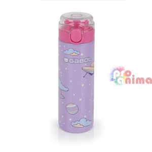 Бутилка за вода със заключващ бутон Gabol Cosmos, 600 ml