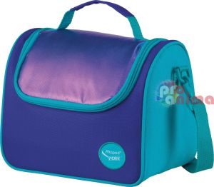 Термочанта за храна Maped Picnik Origins, с дълга дръжка, Aqua синя