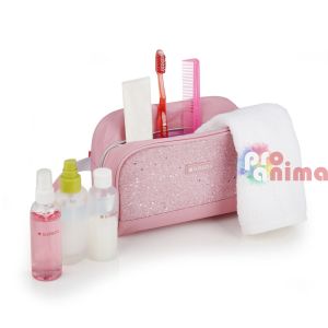 Несесер за козметика и аксесоари Gabol Glam- розов