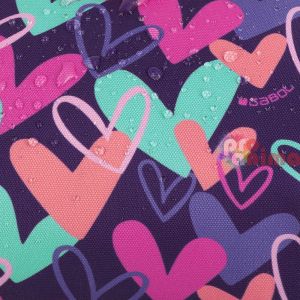 Термочанта от водоотблъскваща материя с принт на сърца Gabol Kokoro