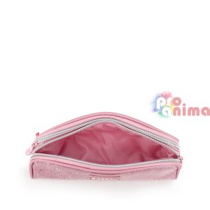 Розов, ученически несесер Gabol Glam с два ципа