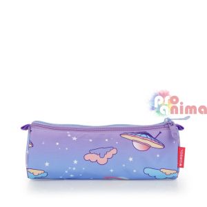 Лилав ученически несесер Gabol Cosmos- 3 ципа, 7 см