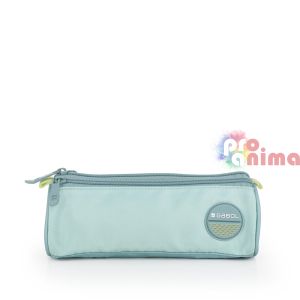 Несесер за училище Gabol Whisper, ментовозелен, 3 ципа, 7 см