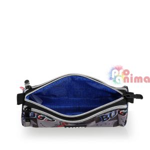 Мек ученически несесер Gabol Bugs, 3 ципа, 7 см, за момче