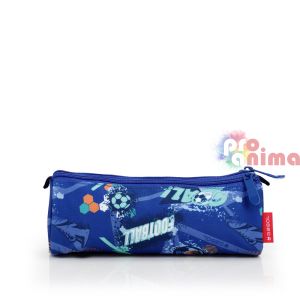 Момчешки несесер за училище с 3 ципа, 7 cm