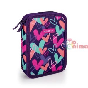 Несесер за училище Gabol Kokoro твърд с 2 ципа