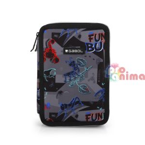 Несесер за училище Gabol Bugs твърд с 2 ципа