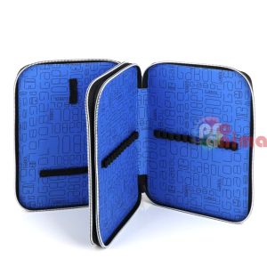 Твърд ученически несесер с 2 ципа Gabol Bugs