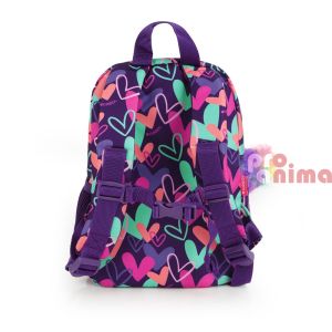 Детска раница за градина с ключодържател- сърцеGabol Kokoro