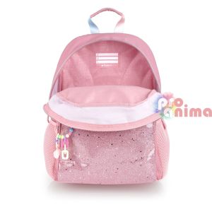 Розова ученическа раница с едно отделение Gabol Glam