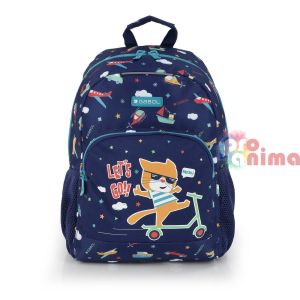 Ученическа раница за момче Gabol Speedy с едно отделение и подпалтен полиестерен гръб