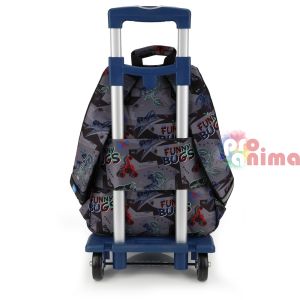 Раница за училище Gabol Bugs, подходяща за поставяне на количка