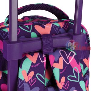 Ученическа раница със свалящи се колелца Gabol Kokoro