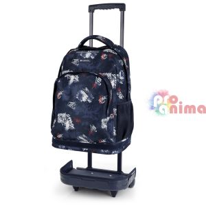 Раница за момче Gabol Dash - едно отделение и свалящи се колелца