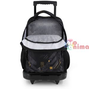 Черна раница за училище с едно отделение Gabol Byte