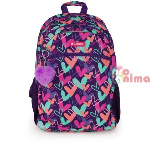 Ученическа раница за момиче Gabol Kokoro Две отделения Подплатен полиестерен гръб