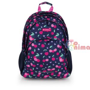 Ученическа раница за момиче Gabol Sweet с 3 отделения и мрежест гръб