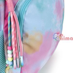 Светлосиня раница за момиче с ключодържател Gabol Mystic