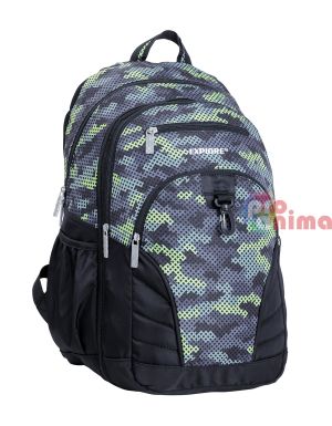 Ергономична ученическа раница Explore Neon Camouflage, 2 в 1