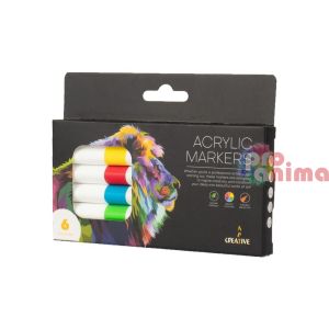 Акрилни маркери Creative Art 6 цвята 