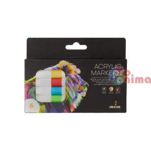 Акрилни маркери Creative Art 6 цвята 