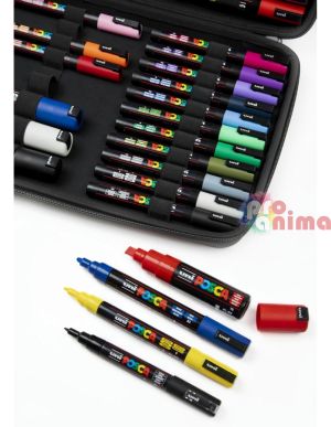 Акрилни маркери Posca, 40 бр., в несесер