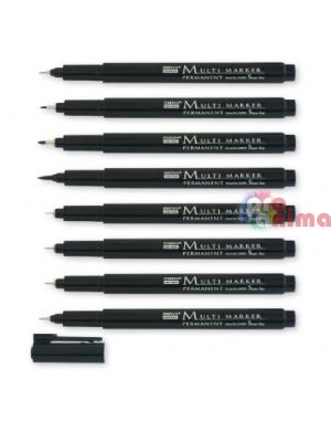 Перманентен тънкописец Marvy Uchida 380 OHP|CD|Glass|Metal Различни дебелини