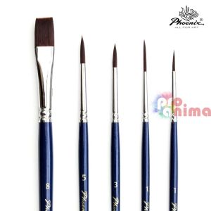 Комплект четки за рисуване с акрил и акварел Phoenix Classic 1 5 бр.