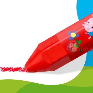 Пастели Staedtler Noris Junior Peppa Pig 6 цвята + шпатула