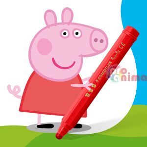 Флумастери Staedtler Noris Junior Peppa Pig 6 цвята