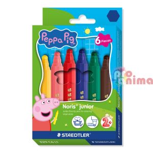 Флумастери Staedtler Noris Junior Peppa Pig 6 цвята