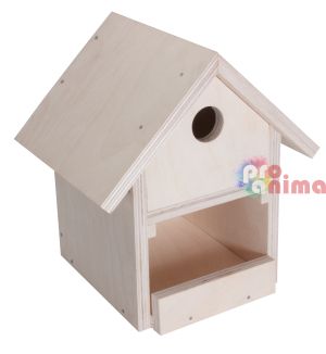 Дървен комплект за сглобяване DIY Къщичка за птици 